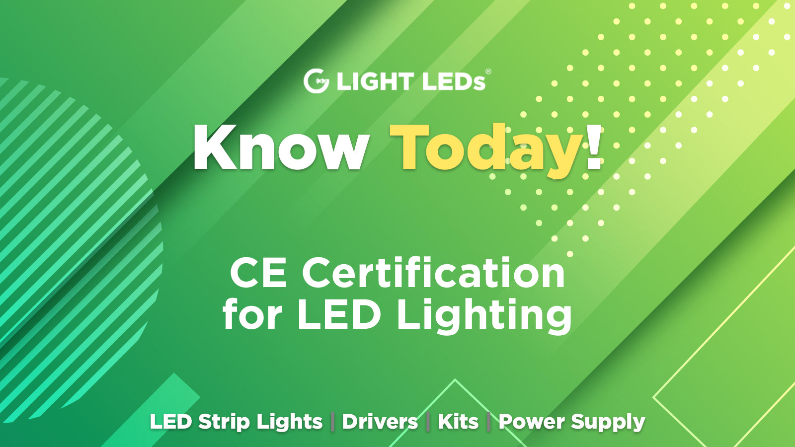 CE certification LED lighting – G Light LEDs