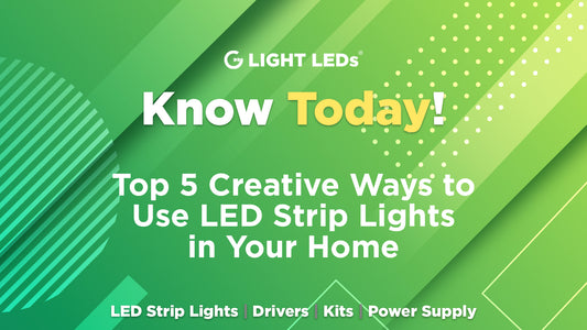 Top 5 Creative Ways to Use LED Strip Lights in Your Home