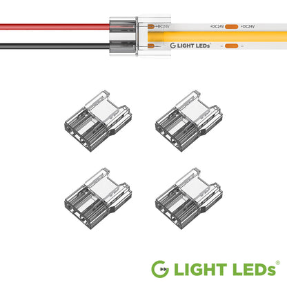 8mm Strip to Wire Pinch Type LED Strip Connector