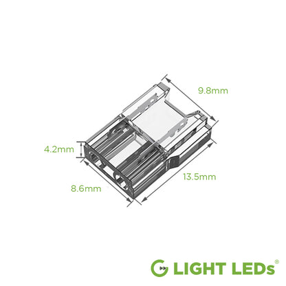 8mm Strip to Wire Pinch Type LED Strip Connector