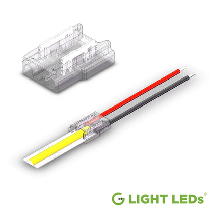 8mm Strip to Wire Pinch Type LED Strip Connector