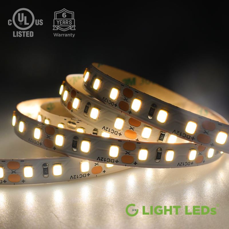 12V DC G Light SMD2835 High Density, Indoor rated, UL Listed,  Neutral White, 4000K