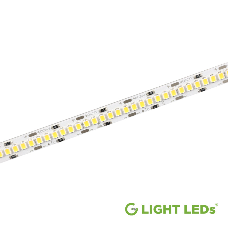 24V G-Ultra Bright SMD 2835 LED Strip - Single Color 10ft IP30 & IP67 UL-Listed