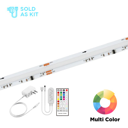 24V G-Luxe Harmony RGB  Smart IC COB LED Addressable Kit  IP30 16.4ft UL-Listed