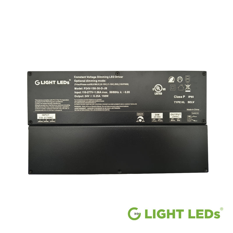 24V G-Pro JB 5-in-1 Universal LED Dimmable Driver Indoor and Outdoor Rated IP65 UL-Listed