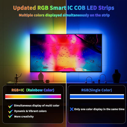 24V G-Luxe Harmony RGB  Smart IC COB LED Addressable Kit  IP30 16.4ft UL-Listed